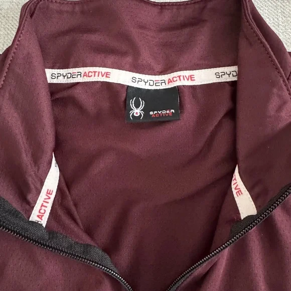 Spyder Active Burgundy Jacket - Picture 1 of 4